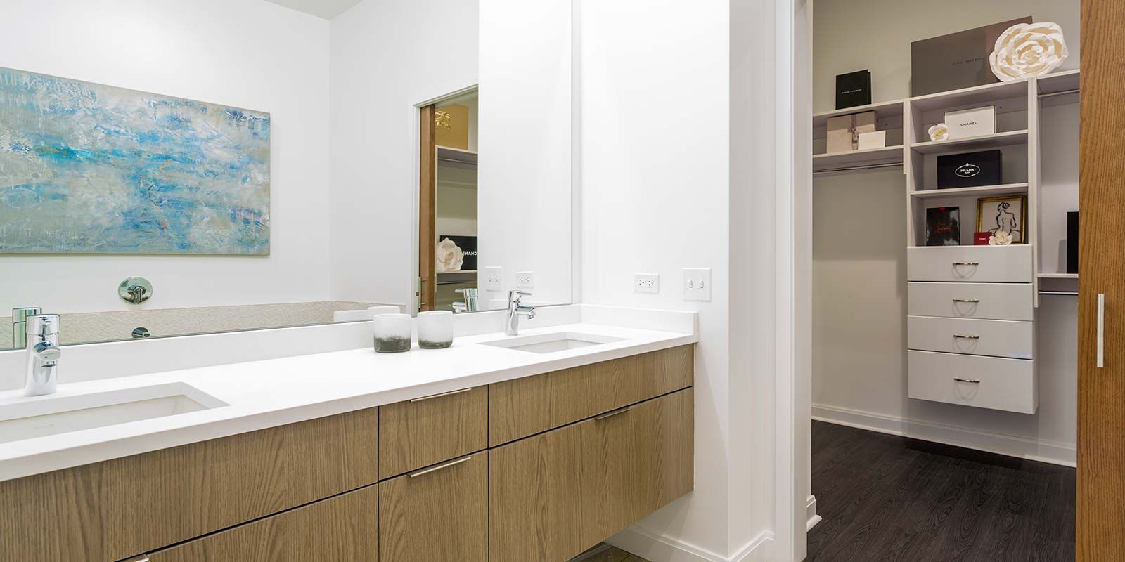 Elevate Lincoln Park Dual Vanity Master Bathroom