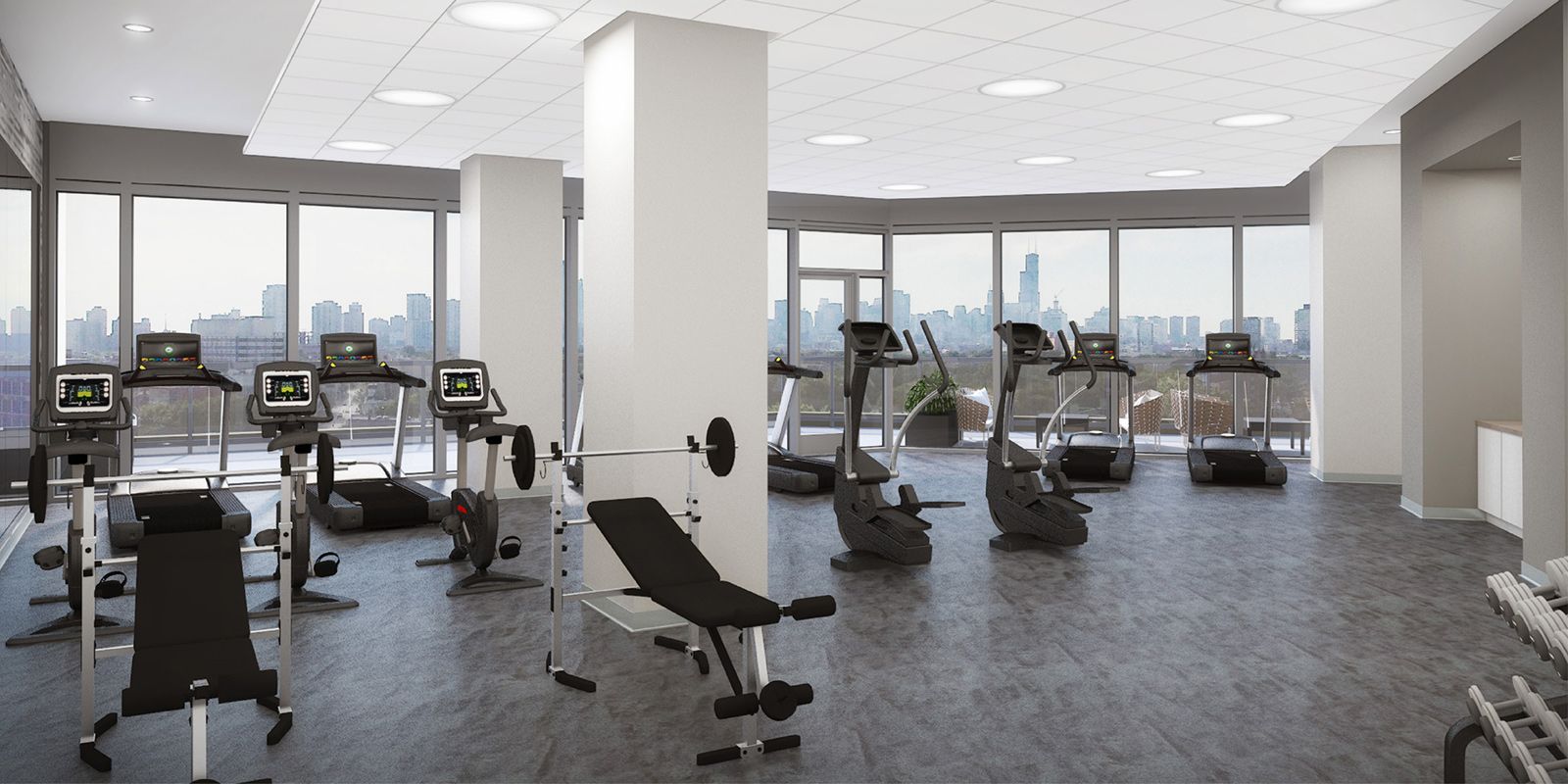 24-Hour Fitness Room
